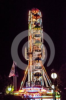 Ferris Wheel on promenade in Golden Sands