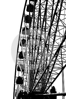 Ferris Wheel silhouette