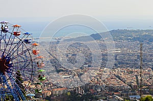 The ferris wheel on Tibidabo, Barcelona