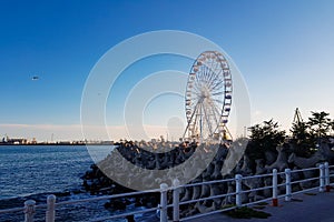 Ferris Wheel in Tomis Port Constanta photo