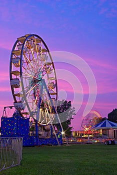 Ferris Wheel in Twilight