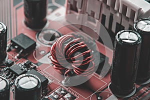 Ferrite coil, Computer internal hardware circuit board