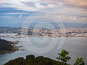 Ferrol from Bailadora lookout