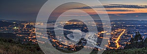 Ferrol Estuary Panorama Galicia Spain