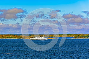 Ferry in the Aland archipelago