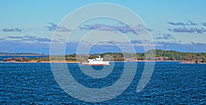 Ferry in the Aland archipelago