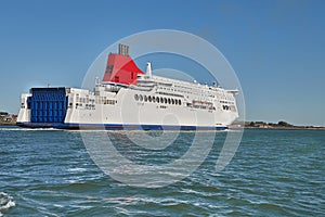 Ferry approaching port