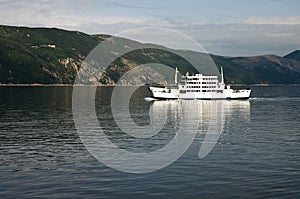Ferry boat in Adriatic Sea