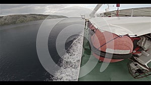 Ferry Boat on Adriatic Sea