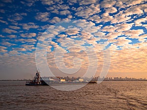 Ferry boat in Amazonian city