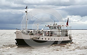 Ferry boat in the Bristol channel