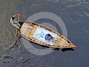 ferry boat, Buriganga river, Dhaka, Bangladesh