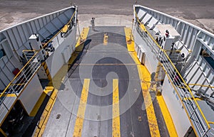 Ferry boat stern