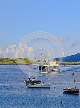 The ferry at Castlebay, Barra, Scotland