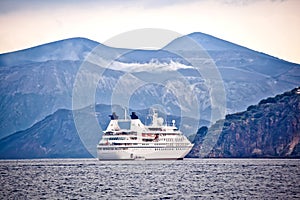 Ferry crossing sea