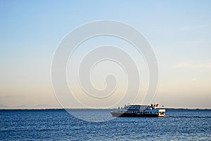 Ferry Cruise on Beautiful Tropical Sea