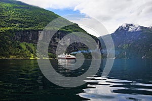 Ferry cruise at Geirangerfjord