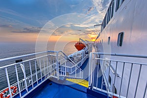 Ferry Deck staircase