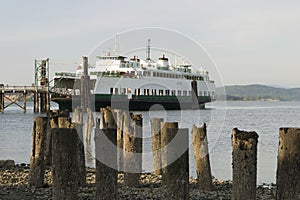 Ferry At The Dock