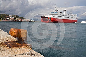 Ferry docking