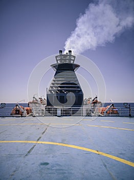 Ferry Exhaust Gas