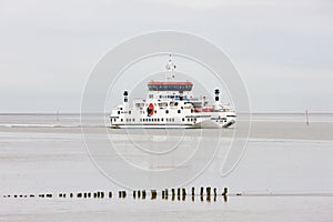 ferry, Holwerd, Netherlands