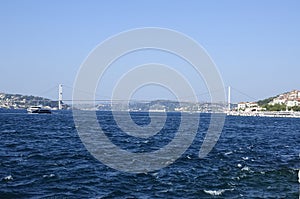 Ferry in istanbul bosphorus, Turkey