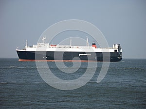 Ferry on the North Sea