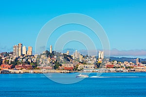 Ferry in San Francisco Bay USA