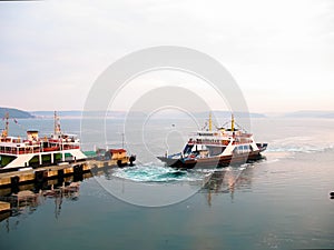 Ferry service across the Strait of Dardanelle