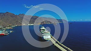 Ferry ship from Tenerife island