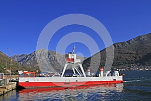 Ferry between 2 sides of Tivat bay