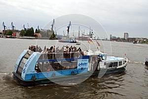 Ferry at St. Pauli Piers