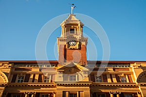 The Ferry terminal building an iconic heritage building in Auckland, New Zealand.