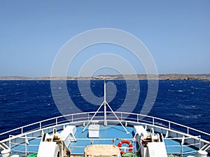 The Ferry to Gozo island, Malta