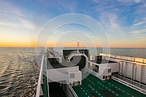 Ferry to Sweden via the Poti on the island of Gotland in the Baltic sea