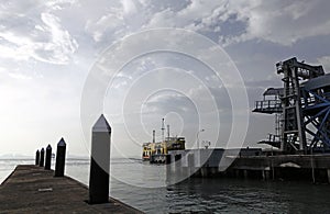 Ferry transport.