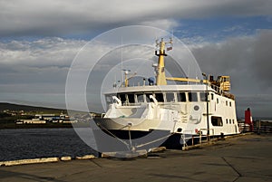 Ferryboat docked