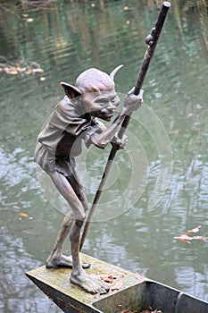 The Ferryman. Goblin sculpture by David Goode