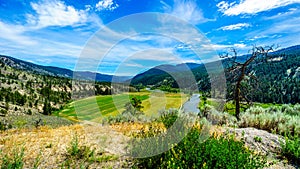 Fertile Farmland along the Nicola River between Merritt and Spences Bridge in British Columbia