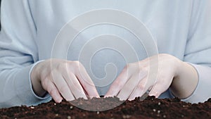 Fertile soil profitable investment hands soil coin