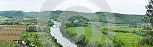 Fertile valley of the Dordogne river