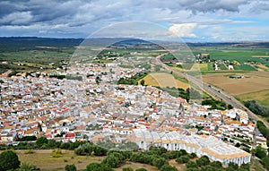 Fertile valley of the Spanish river Guadalquivir