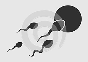 Fertility icon isolated on white background. Vector illustration.