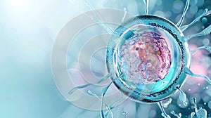 Fertilization of a human egg cell