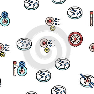 Fertilization Treat Vector Seamless Pattern