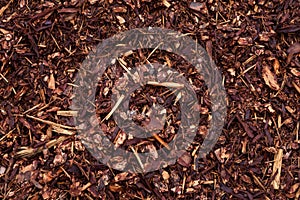 Fertilizer mulch background