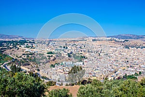 Fes, a city in northern inland Morocco, Africa