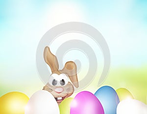 Fesive easter bunny design