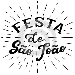 Festa de Sao Joao lettering